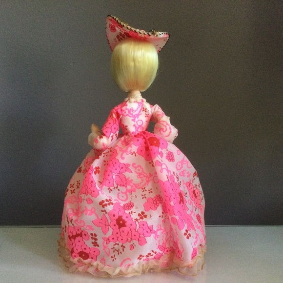 Vintage Bradley Big Eyed Victorian Stockinette  Doll - Picture 3 of 7